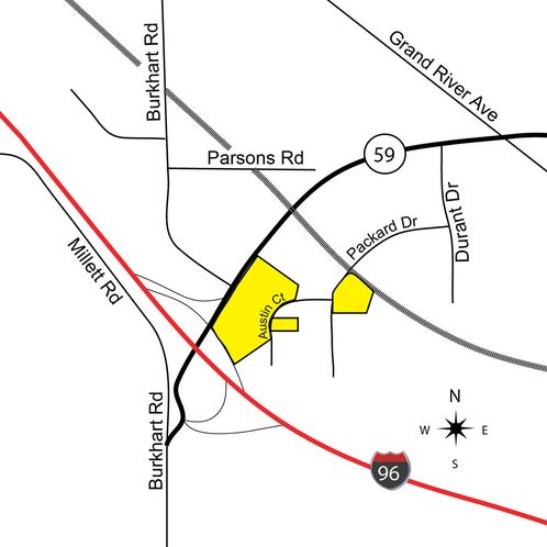 Trans West Industrial Center: Austin Ct., Howell, MI 48843